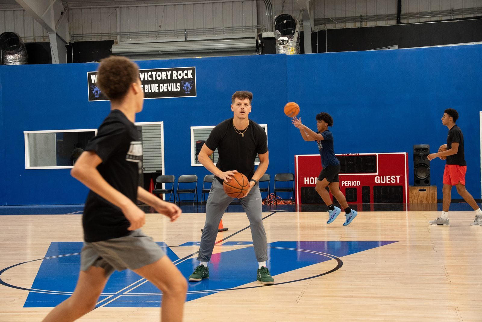 Elite private court player modification session